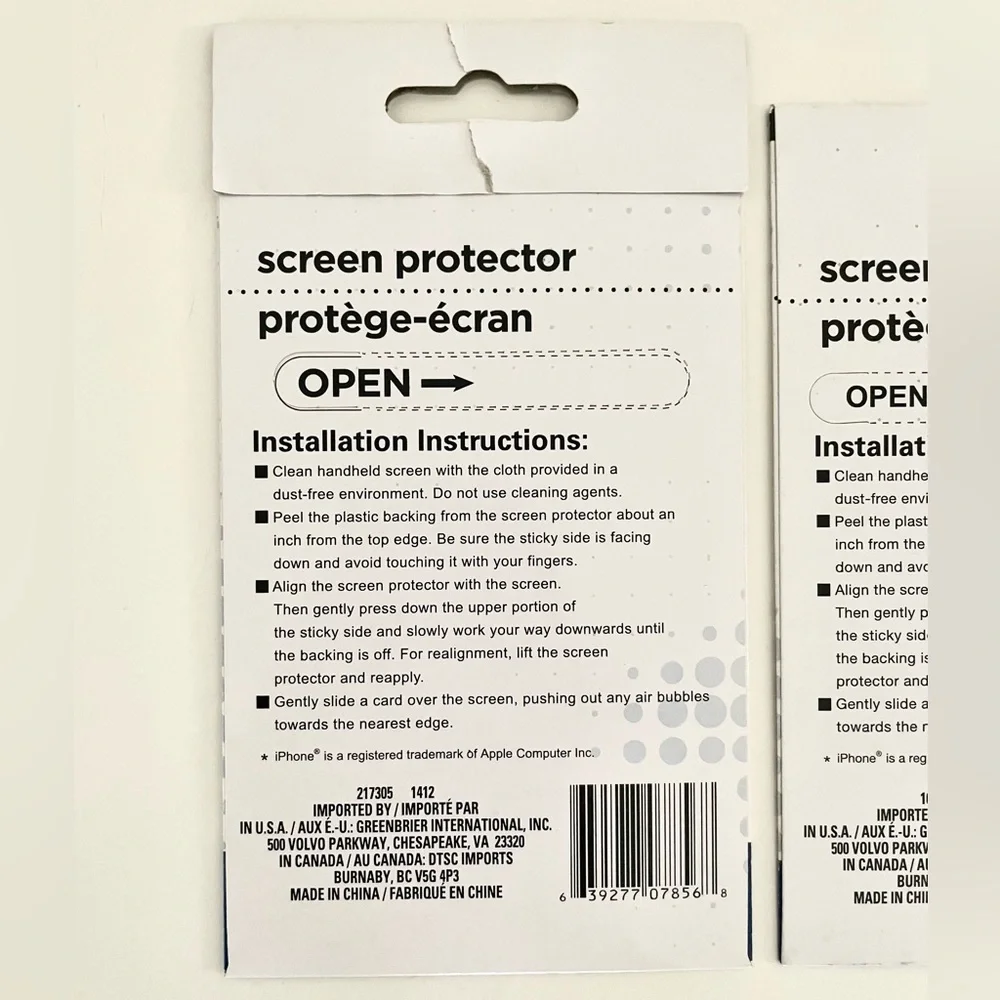 Clear Screen Protector Pack for iPhone 5 / 5S / 5C - Pack of 4 - Picture 5 of 7